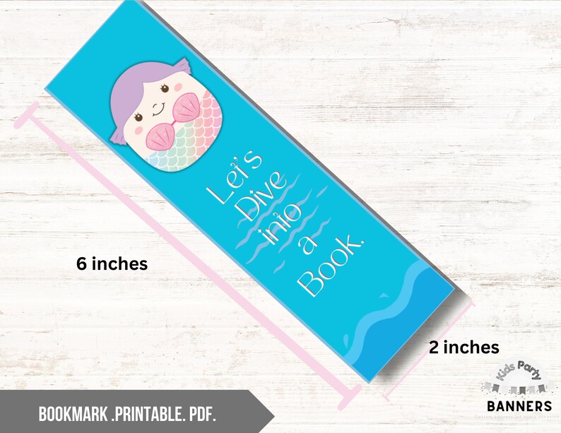 Squishmallow Birthday Favor Bookmark | Kids Party Banner I Printable ...
