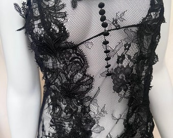3D Floral See Through Lace Lingerie Dress Babydoll Lingerie Gift for Wife Anniversary Birthday Wedding Bridal Bachelorette Cute Vintage