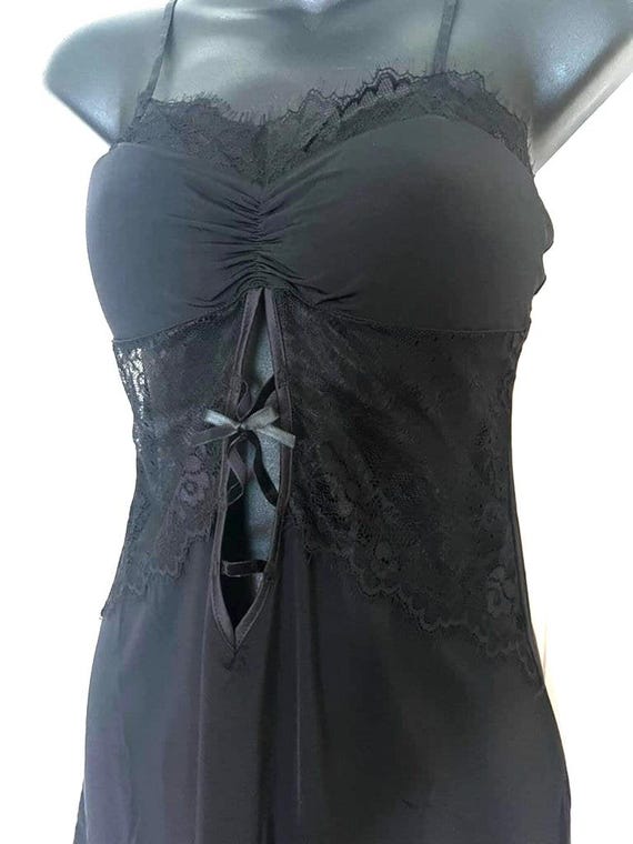 little black dress lingerie Nightcap Mini Dress in Noir – Mirror Palais