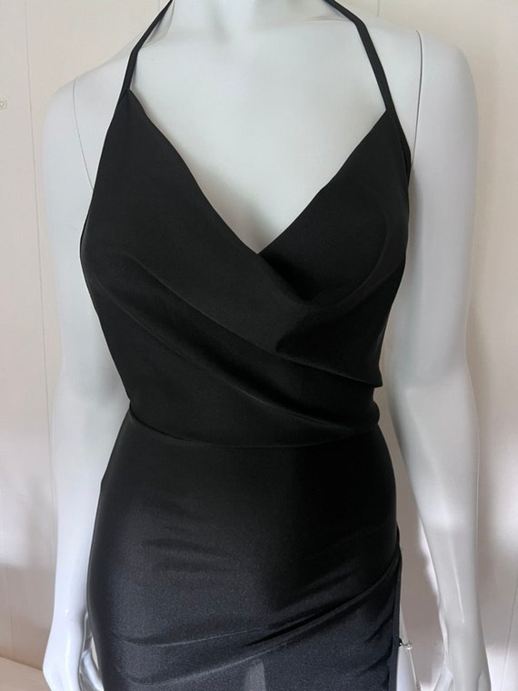 black iris dress Iris Black Iridescent Sequin Maxi Dress – Frock and Frill