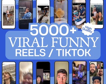 5000本以上のバイラルおもしろリール動画バンドル | TikTok、Instagram、YouTubeショート動画 | バイラル動画 | ソーシャルメディアで成功するためのMRRとPLR