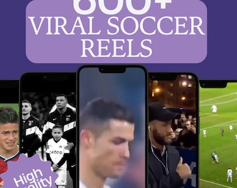 600本以上のバイラルサッカーリール動画バンドル | TikTok、Instagram、YouTubeショート動画 | バイラル動画 |