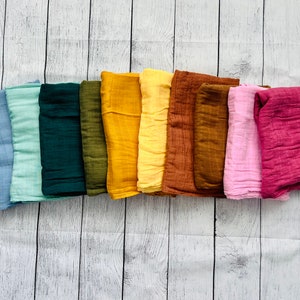 Organic Muslin Swaddle Blankets