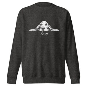 Personalized Bassett Hound Sweatshirt Unisex
