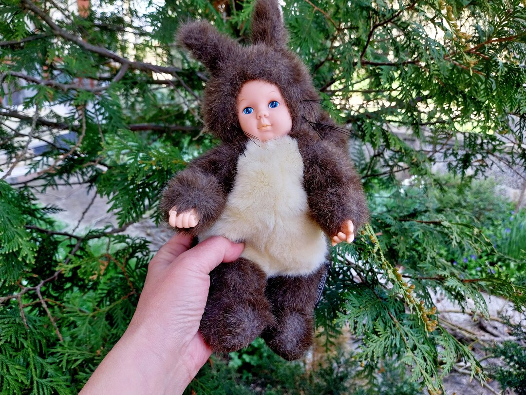 Vintage Rubber Plush Toy Squirrel by Anne Geddes Baby in Etsy