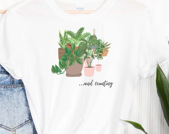Plant Lover Shirt, Plant Graphic Tee, Plant Collector, Plant Shirt, Plant Gift, Plant Mom, Plant Mom Gift, Plant Lady Gift, And Counting