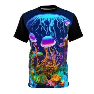 JellyFish T-Shirt Jelly Fish T Shirt Fish T-Shirt Lover Animal T Shirt Gift For Animal Lover Tropical Fish Shirt