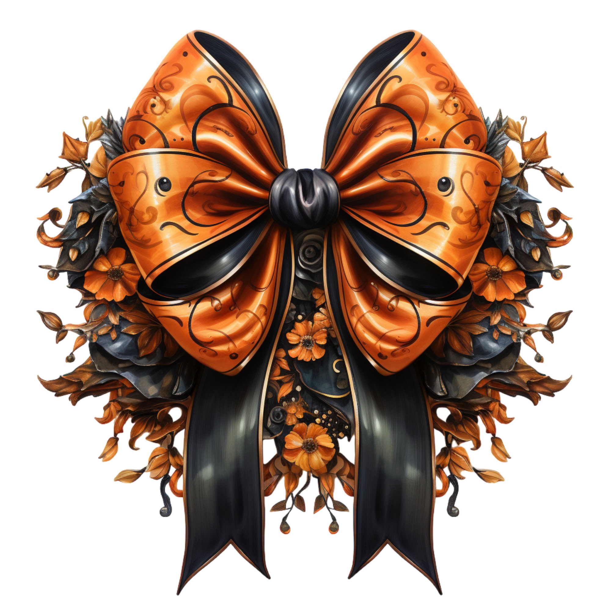 Halloween Bow PNG Clipart Bundle for Personal & Commercial Use Ideal ...