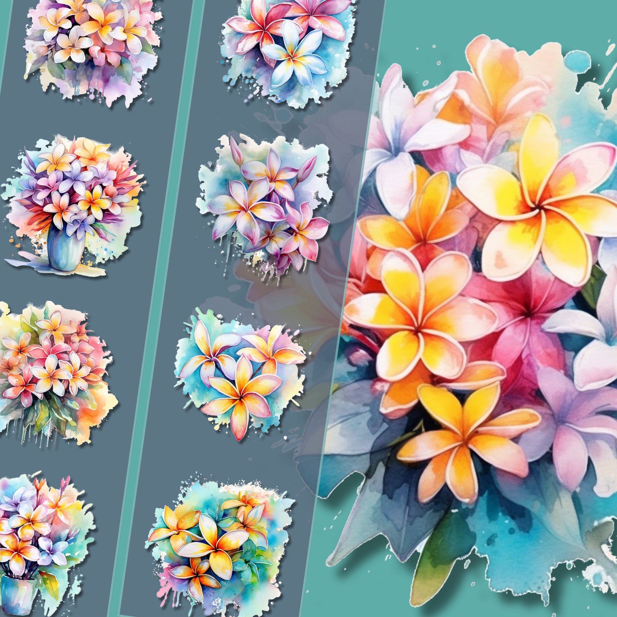 Girl's Black Plumeria Bundle 50% Off main image 0