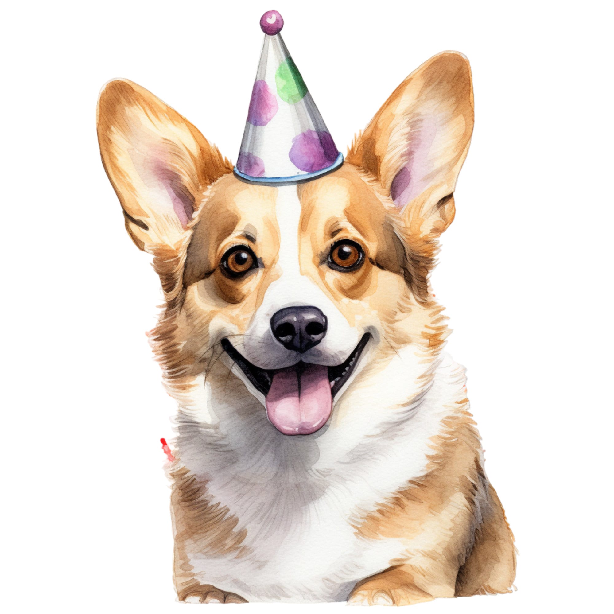 Birthday Corgi Clipart Bundle PNG Format Artistic Creations - Etsy
