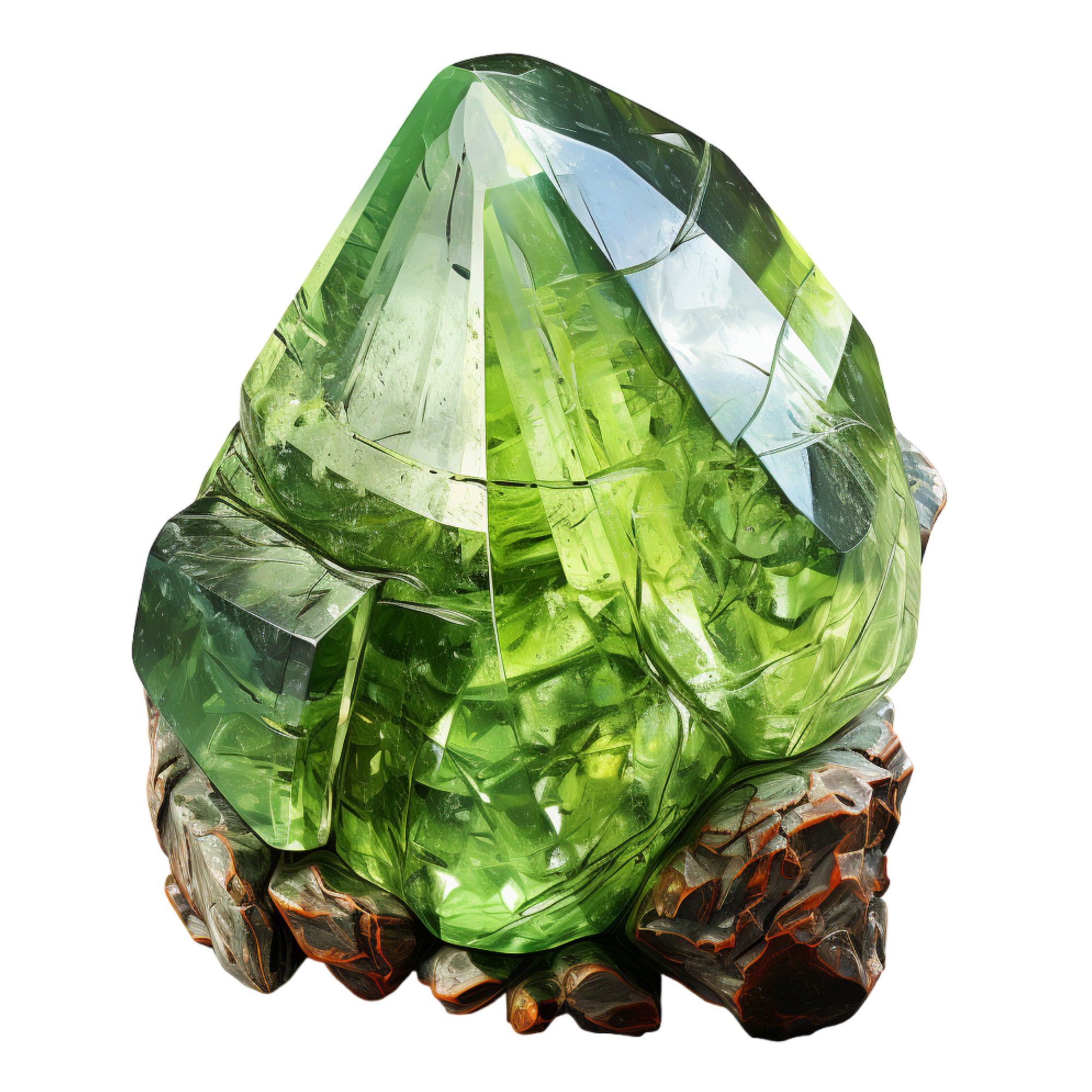 Peridot Gemstone PNG Clipart Bundle for Personal & Commercial Use Ideal ...