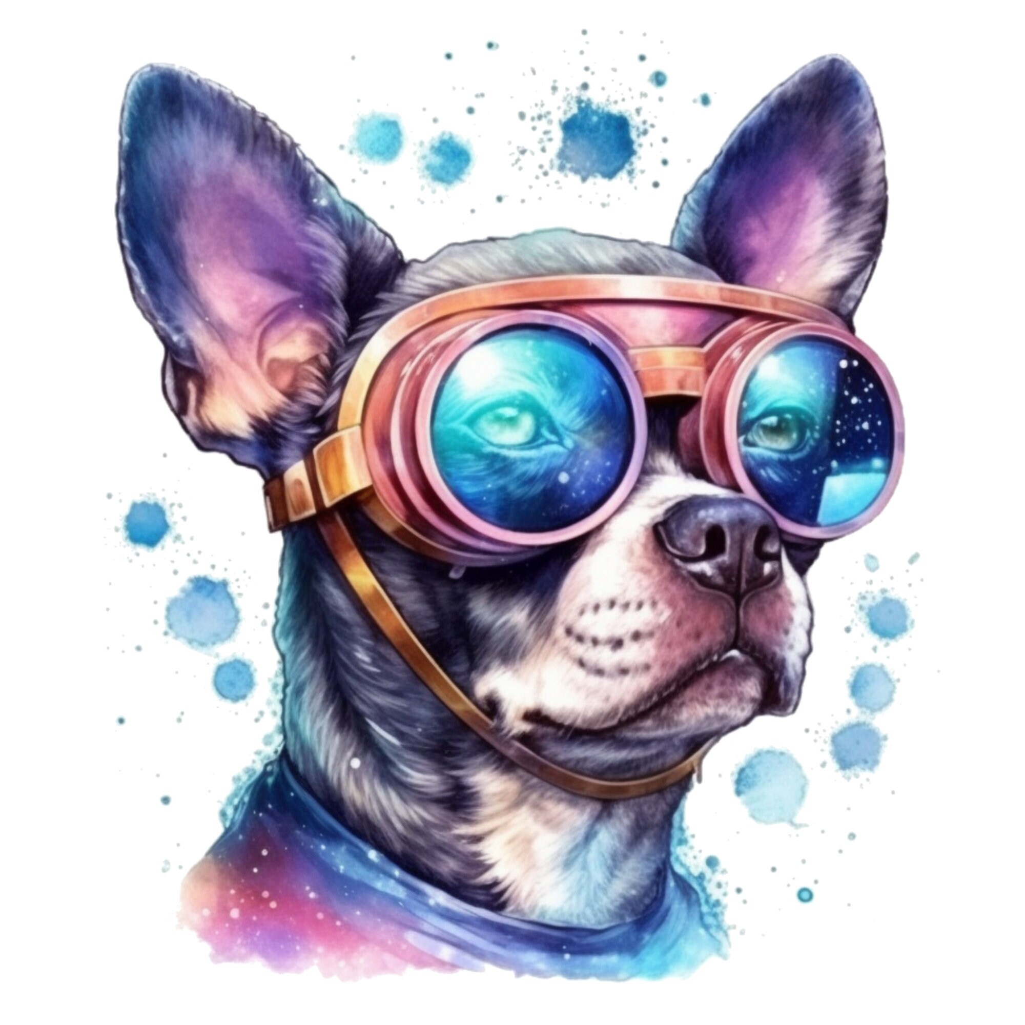 Space Dog Clipart Bundle Adorable Astronaut Dogs, High-resolution PNG ...