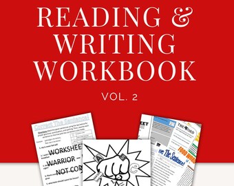 Caderno de Atividades de Leitura e Escrita Vol. 2, Livro de Atividades para Educação Domiciliar (PDF/Download Digital)