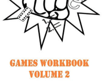 Games Workbook Vol. 2, Kids Activity Book, Printable Mazes (PDF/Digital Download)