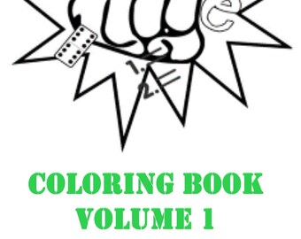 Malbuch Vol. 1, Malbuch, frühkindliche Bildung Bücher für Lehrer, druckbare Arbeitsblätter für Kinder, Homeschool Workbook