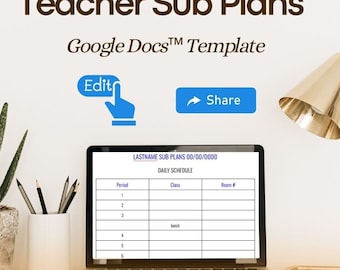 Teacher Sub Plans | Google Docs™ Template
