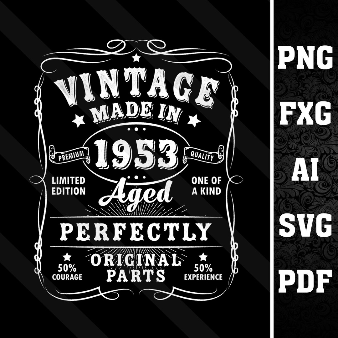 Custom Family Svg Png Vintage 70th Svg Birthday Decorations Etsy Ireland