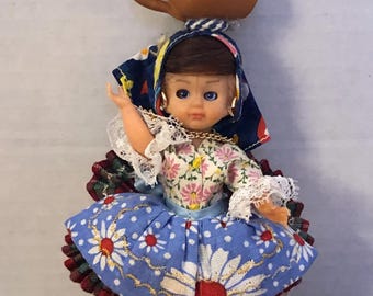 Vintage Brazillian Doll Carrying Clay Jug.