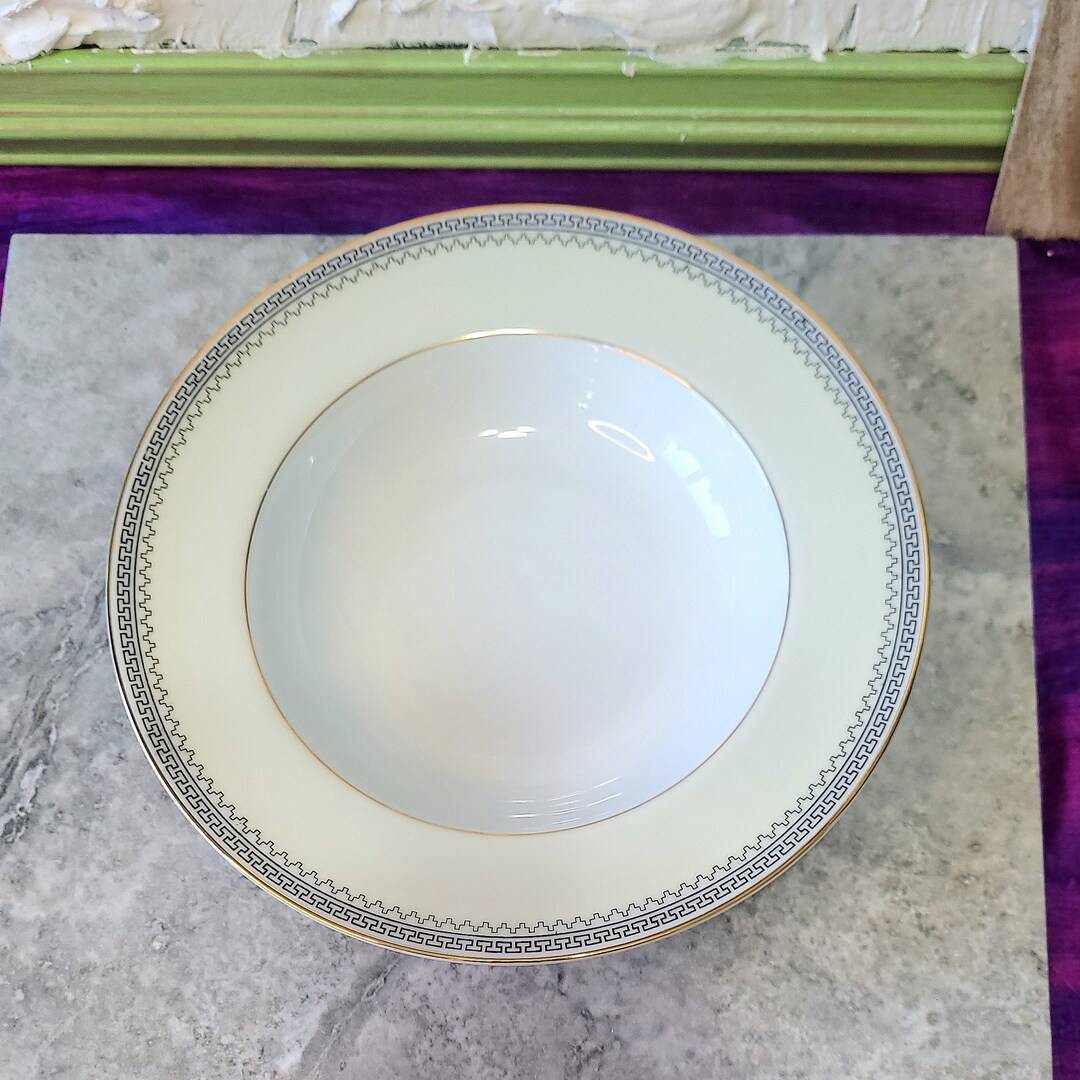 Noritake 3078 Audrey Pattern Replacement China 8 Rim Soup Bowl