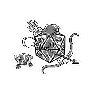 Ranger Dice Sticker - Gamer&#39;s Choice Kiss-Cut Stickers