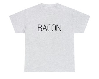 Bacon Tee - Dungeons and dragons unisex in cotone pesante camicia, camicia dnd