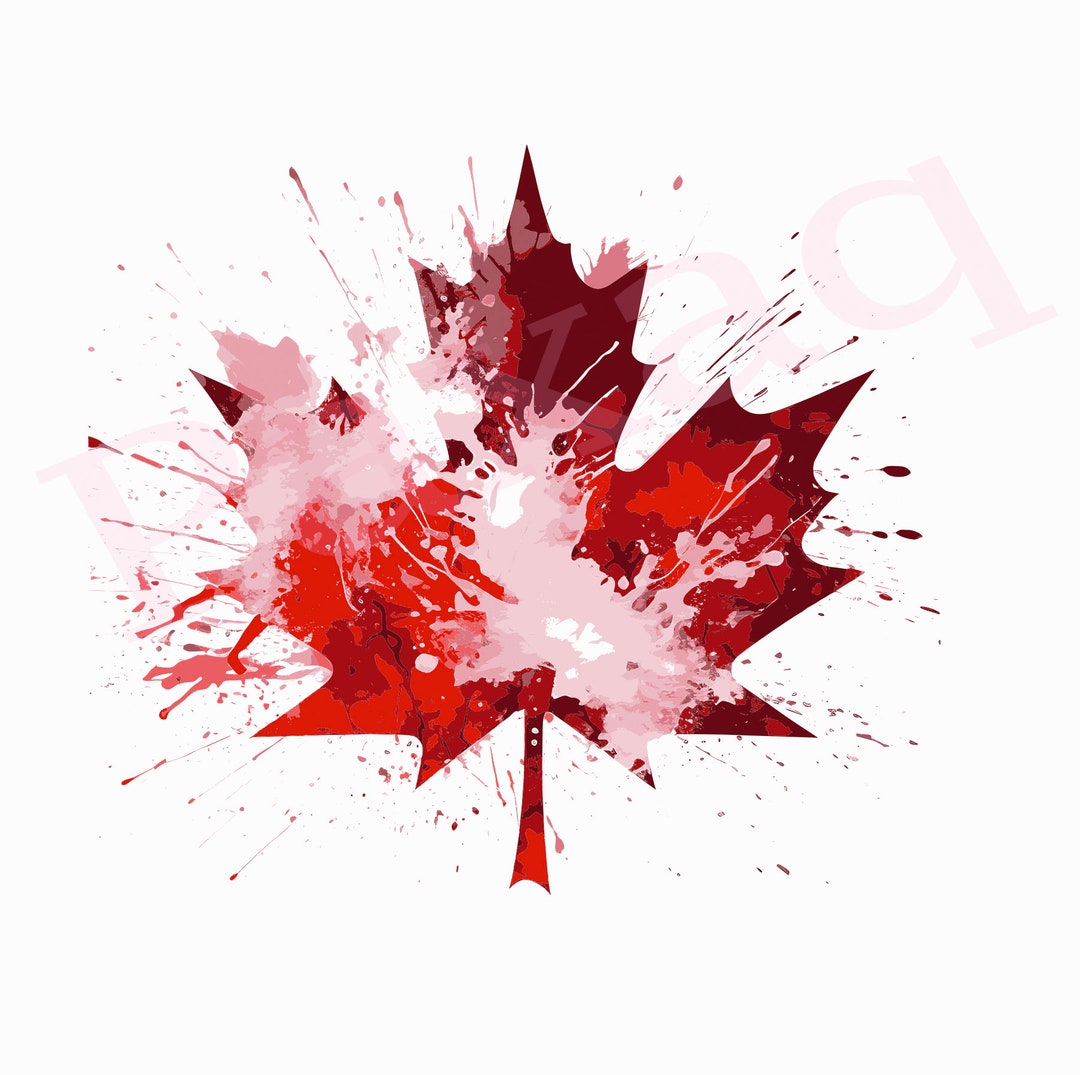 Maple Leaf Svg, Fiery Maple Leaf Svg, Maple Leaf Vector Cutfile Png Pdf