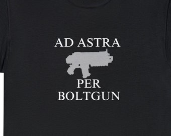 Ad Astra Per Boltgun Heavy Cotton Tee