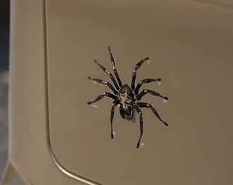 Pegatina de araña gigante, troquelada, 1ud