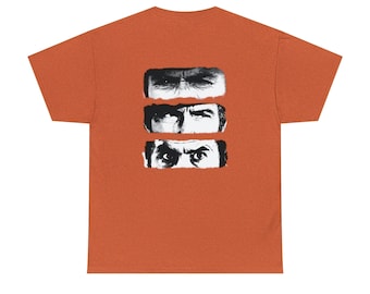 The Stand Off  .BACK PRINT. The Good The Bad and The Ugly  *limited run*  Heavy Cotton Tee