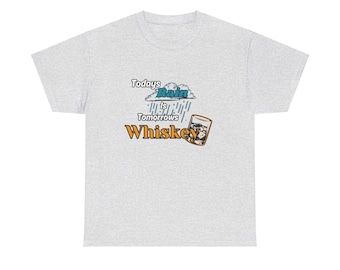 Raining Whiskey Irish wisdom Unisex Heavy Cotton Tee