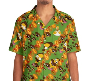 Guatemalan Insanity Peppers Men's Hawaiian Shirt Doodily