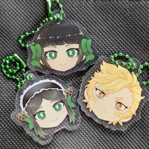 Black Butler Emerald Witch Acrylic Keychains