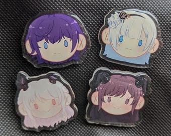Project Sekai Nightcord at 25:00 alt Hairstyle Acrylic Pins