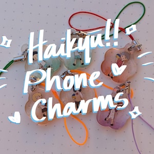 Haikyu!! 1&quot; Acrylic Phone Charm Keychain - Mini Charms vol. 3