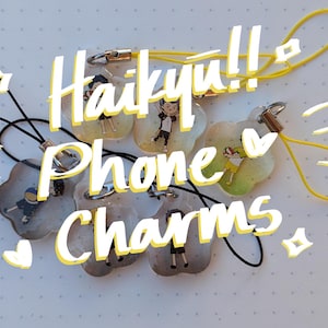 Haikyu!! 1&quot; Acrylic Phone Charm Keychain - Mini Charms vol. 4