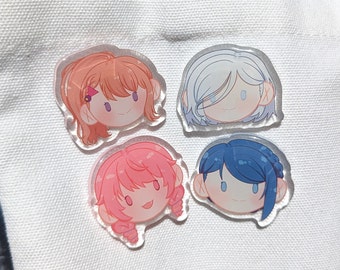 Project Sekai More More Jump! alt Hairstyle Acrylic Pins