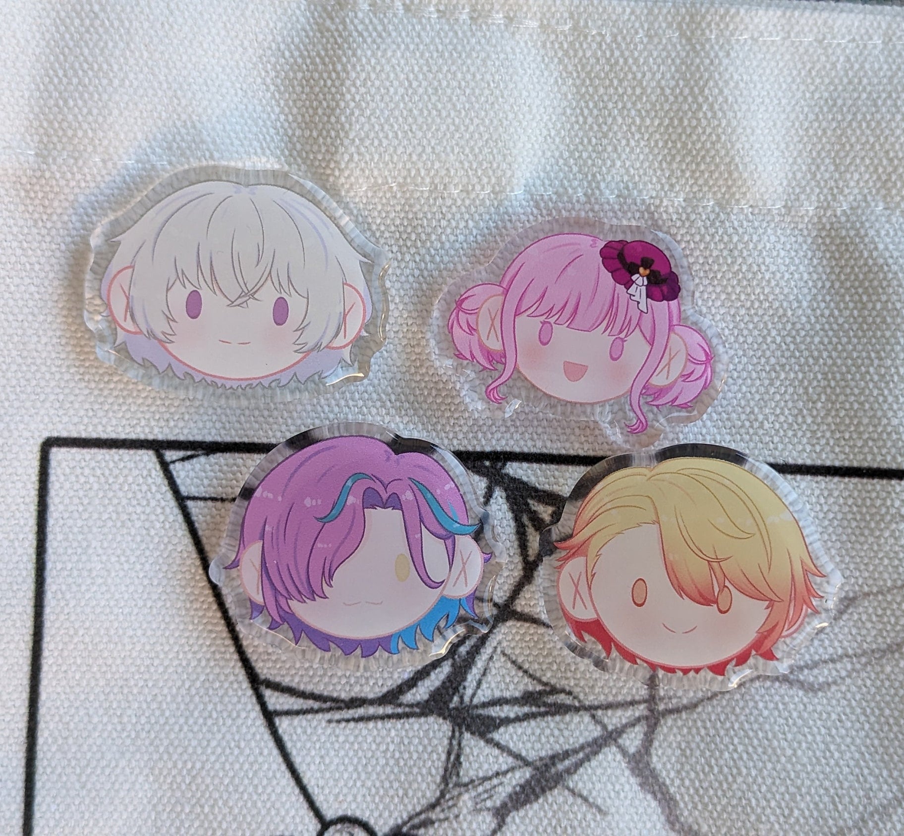 Project Sekai WonderlandsxShowtime alt Hairstyle Acrylic Pins