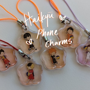 Haikyu!! 1&quot; Acrylic Phone Charm Keychain - Mini Charms vol. 1