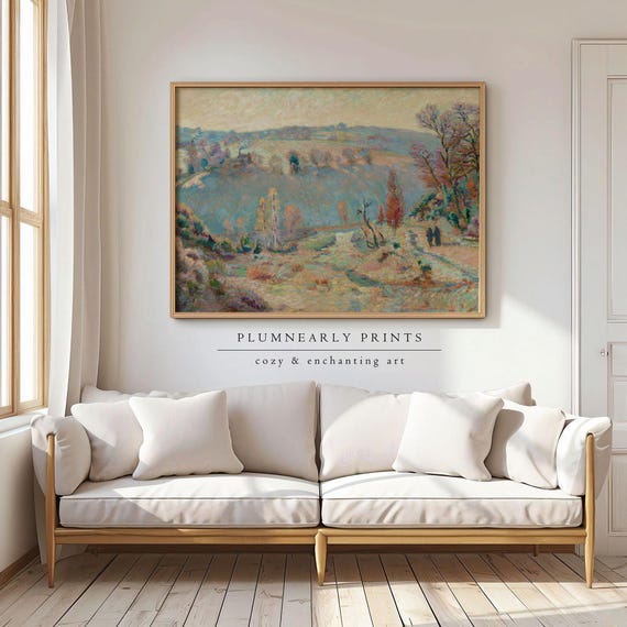 Guillaumin Pastel Countryside Landscape Impressionist Oil Painting Art Print Poster