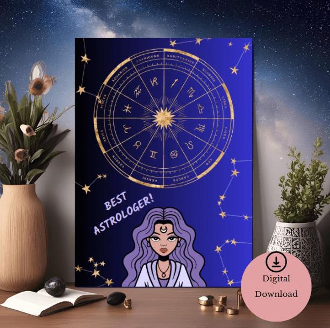 Best Astrologer Poster – A4 Printable PDF - Etsy