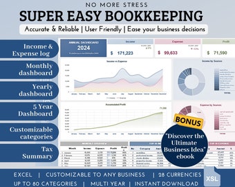 Small Business Bookkeeping Template Excel Bookkeeping budget spreadsheet business spreadsheet expense tracker Sales Tracker business plan