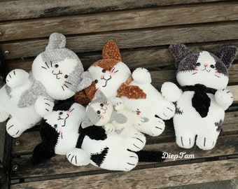 PDF Crochet Pattern SQUISHY CAT/ Amigurumi Cat/ Amigurumi Cat Pattern/ English pattern