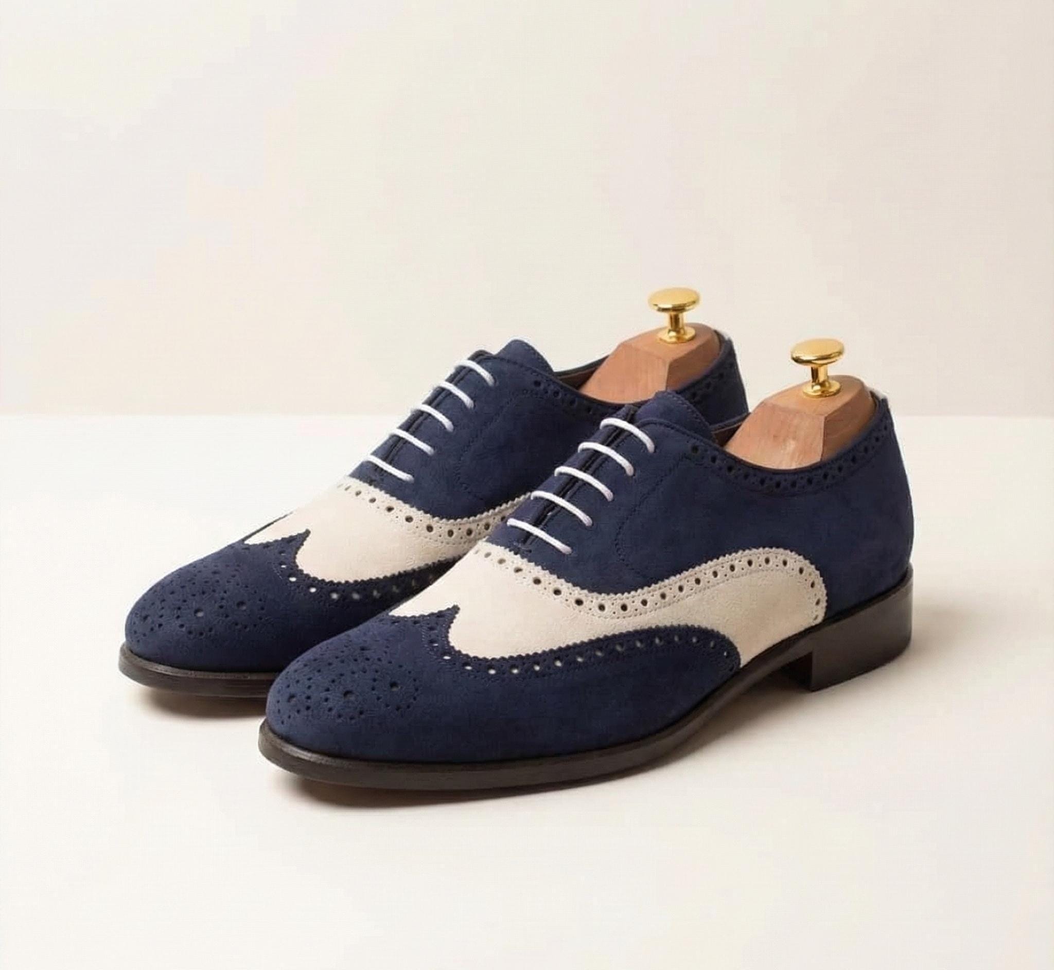 chinese dress ladies Custom: Black Wingtip with Blue Sole 9.5 / Ripple (+$25) main image 0