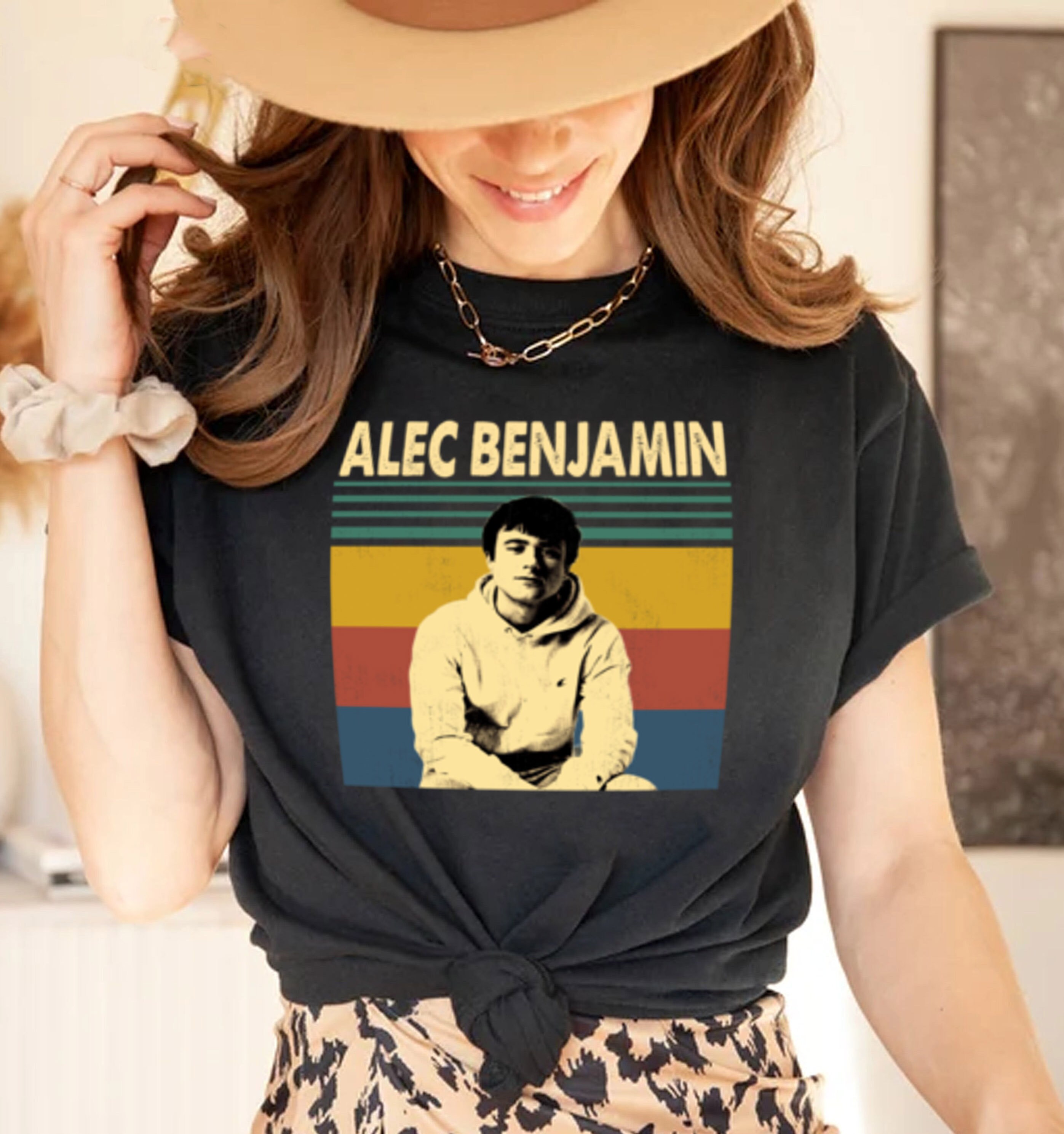 Alec Benjamin Retro T Shirt Cotton 6XL Alec Benjamin Album Alec