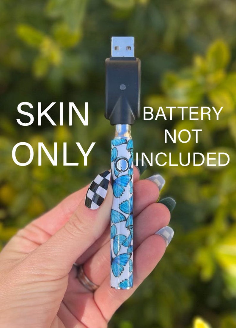 Pink Butterflies 510 Skin Vape Skin Pink Vape Skin Girly Skin Butterfly