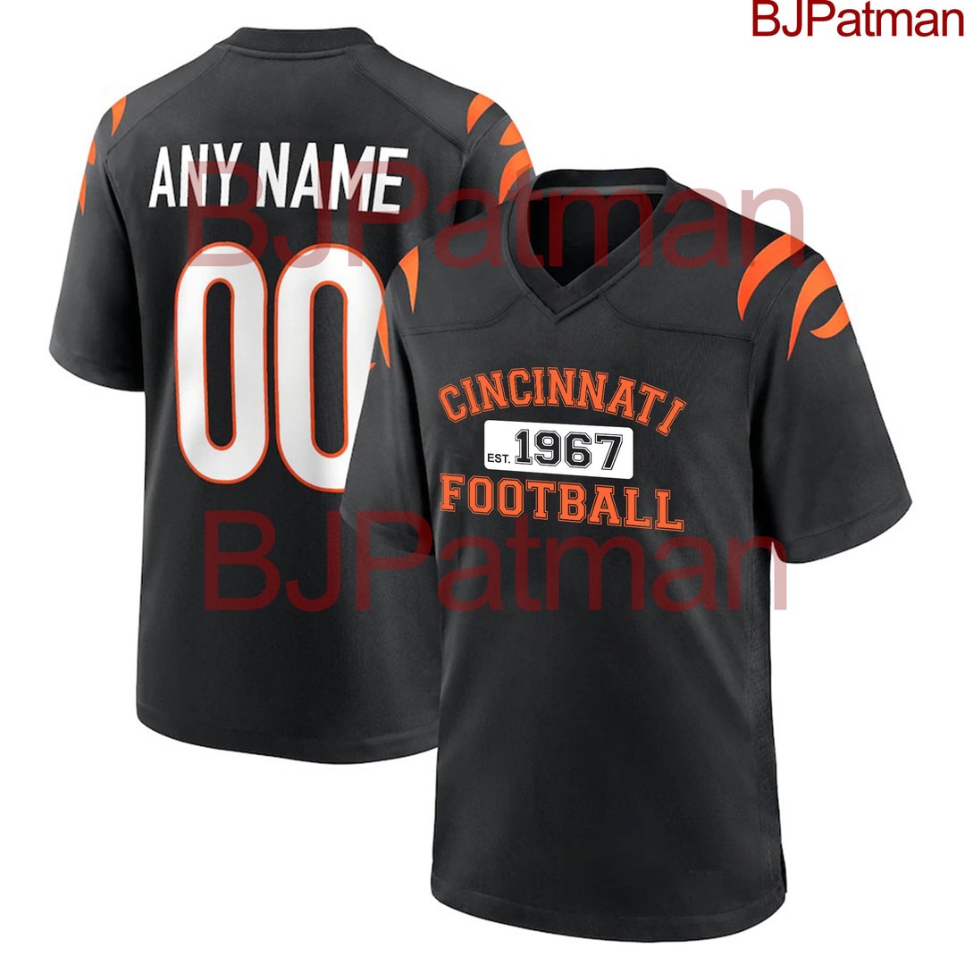 Cincinnati Custom Shirts Jersey Football Customize Your Own Etsy
