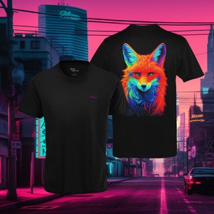 Vibrant Vixen: Unleash Your Foxy Side with our Colorful Fox T-Shirt! Stand Out with Style and Elegance!