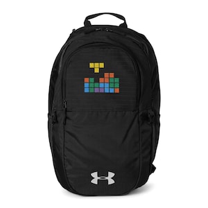 Pixel Block Pattern Backpack | Embroidered Under Armour