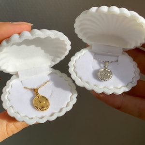 Collier Ariël - Avec pendentif sirène, acier inoxydable doré ou argenté, cadeau pour fille, bijoux Princess Disney fan, collier sirène Ariël