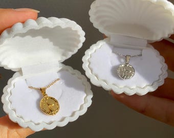 Collier Ariël - Avec pendentif sirène, acier inoxydable doré ou argenté, cadeau pour fille, bijoux Princess Disney fan, collier sirène Ariël